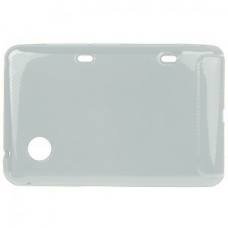 TPU Silicon Case Nerv Design Wit voor HTC Flyer