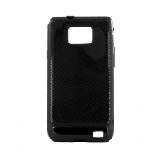TPU Case Nerv Design Zwart voor Samsung i9100 Galaxy S II