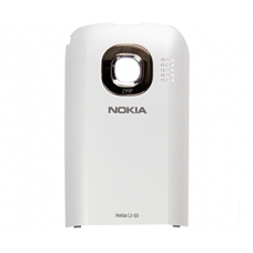 Nokia C2-03 Accudeksel Goud/Wit