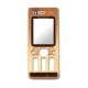 Sony Ericsson W880i Frontcover Classic Goud zonder Logo