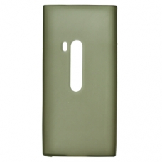 TPU Silicon Case Mat Zwart voor Nokia N9