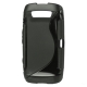 TPU Silicon Case S-Line Zwart voor BlackBerry 9860 Torch