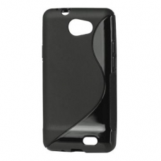 TPU Silicon Case S-Line Zwart voor Samsung GT-i9103 Galaxy R