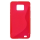 TPU Case S-Line Rood voor Samsung i9100 Galaxy S II