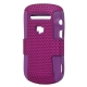 Silicon Case Duo Hard Perforated Paars voor BlackBerry 9900/ 9930