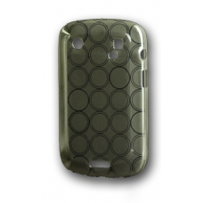 TPU Silicon Case Cirkel Design Grijs voor BlackBerry 9900 Bold/ 9930 Bold