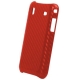 Hard Case Carbon Fiber Rood voor Samsung GT-i9000 Galaxy S