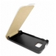 Leder Beschermtasje Elegant Magnetic Flip Wit voor Samsung i9100 Galaxy S II