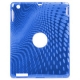 TPU Silicon Case Soft Lines Blauw voor Apple iPad2/ iPad3
