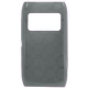 TPU Silicon Case Cirkel Design Zwart voor Nokia N8