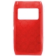 TPU Silicon Case Cirkel Design Rood voor Nokia N8