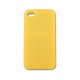 Silicon Case Mat Geel voor iPhone 4/ 4S