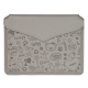 Lederen Envelop Sleeve met Magnetische Flip Grijs voor Apple iPad1/ iPad2/ iPad3