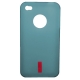 TPU Silicon Case Klassiek Baby Blauw voor iPhone 4/ 4S