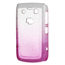 Hard Case Druppel Design Transparant Pink voor BlackBerry 9700 Bold/ 9780 Bold