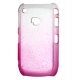 Hard Case Druppel Design Transparant Pink voor BlackBerry 8520/ 9300 