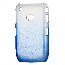 Hard Case Druppel Design Transparant Blauw voor BlackBerry 8520/ 9300 