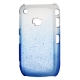 Hard Case Druppel Design Transparant Blauw voor BlackBerry 8520/ 9300 