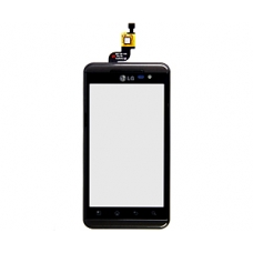 LG P920 Optimus 3D Frontcover met Touch Unit Zwart
