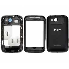 HTC Wildfire S Cover Set Zwart