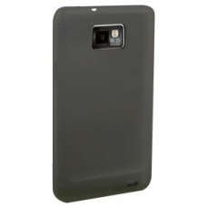 Silicon Case Xtremethin Mat Zwart (0.3mm) voor Samsung i9100 Galaxy S II