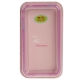 TPU Sillcon Bumper Ultra Slim Paars met Metalen Knoppen voor iPhone 4