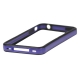 TPU Silicon Bumper 2-Tone Zwart/Donkerblauw voor Apple iPhone 4/ 4S