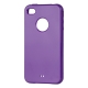 TPU Silicon Case Paars voor iPhone 4