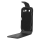 Leder Beschermtasje Elegant Flip Zwart voor BlackBerry 9850/ 9860 Torch