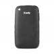 iCandy Silicone Case Zwart met Logo voor iPhone 3G/ 3GS