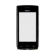 Nokia 500 Frontcover en Touch Unit Zwart