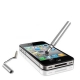 Universele Metal Soft Touch Stylus Pen Zilver voor Capacitieve Touch Screen