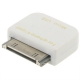 Micro USB Converter Adapter Wit voor iPhone/ iPad/ iPod