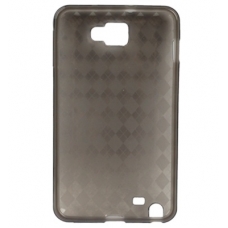 TPU Case Kubus Patroon Grijs voor Samsung N7000 Galaxy Note