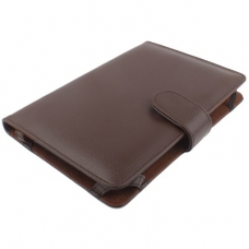 Leder Beschermtasje Book Type Bruin voor 7 inch Tablet