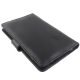 Leder Beschermtasje Book Type Zwart voor 7 inch Tablet