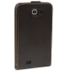 Leder Beschermtasje Magnetic Flip Bruin voor Samsung N7000 Galaxy Note