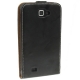 Leder Beschermtasje Magnetic Flip Zwart voor Samsung N7000 Galaxy Note