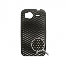 Hard Case Ultra-Thin Perforated Zwart voor HTC Sensation/ XE