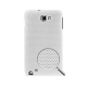 Hard Case Perforated Wit voor Samsung N7000 Galaxy Note