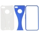 Hard Case Split Dual Wit/Blauw voor iPhone 4/ 4S