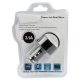 Dual USB Autolader Mini met Easy-Pull Ring (3.1 A) Zwart