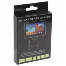 Data OTG Connector Dock Zwart (2+1 in 1) voor Samsung Galaxy Tab
