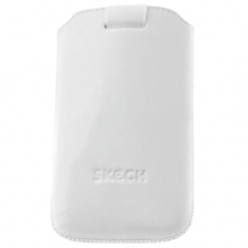 Skech Leder Beschermtasje Wit voor iPhone 3/ 3GS/ 4/ 4S