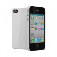 Cygnett AeroGrip Slimline Hard Case Wit voor iPhone 4/ 4S