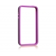 Gear4 Silicon Band Case Bumper Zwart/Pink voor iPhone 4