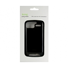 HTC TPU Silicone Case TP C620 Transparant Zwart