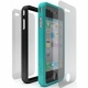 Cygnett Snaps Duo Silicone Frames (Set) Zwart en Blauw voor iPhone 4