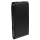 Leder Beschermtasje Vertical Flip Zwart voor HTC Sensation XL