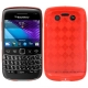 TPU Silicon Case Kubus Patroon Rood voor BlackBerry 9790 Bold